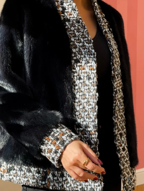 Куртка - жакет из меха норки