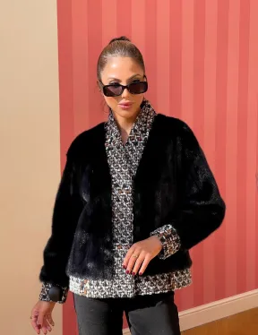 Куртка - жакет из меха норки