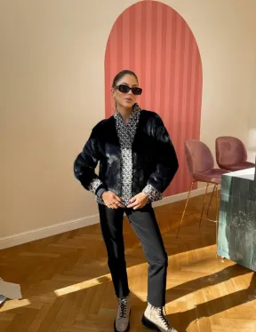 Куртка - жакет из меха норки