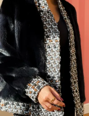 Куртка - жакет из меха норки