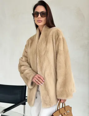 Жакет из натурального меха норки - Palomino