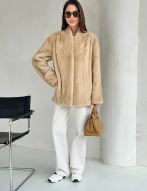 Жакет из натурального меха норки - Palomino