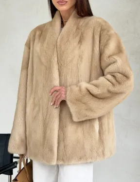 Жакет из натурального меха норки - Palomino