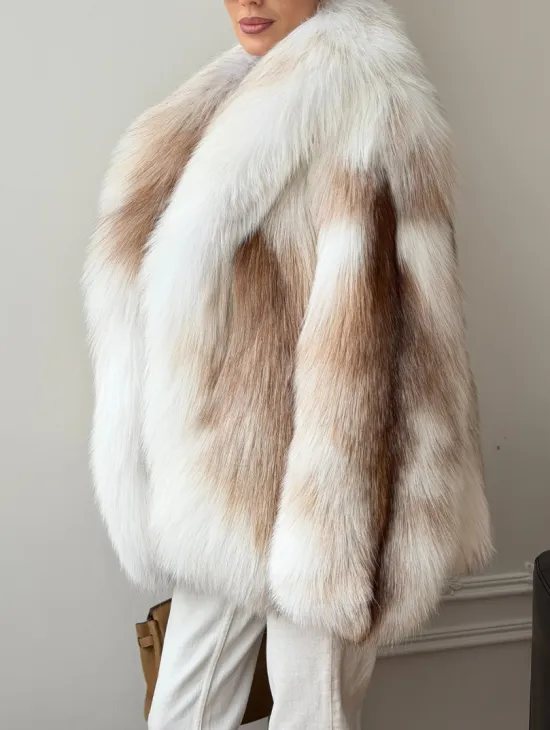 Шуба из меха Marble fox PREMIUM COLLECTION