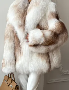 Шуба из меха Marble fox PREMIUM COLLECTION