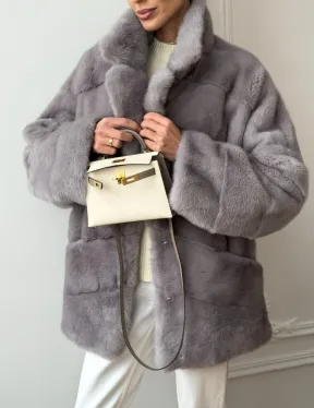 Полушубок норковый