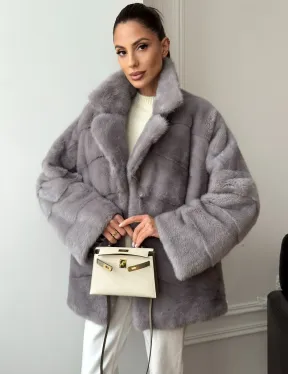 Полушубок норковый