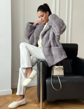 Полушубок норковый