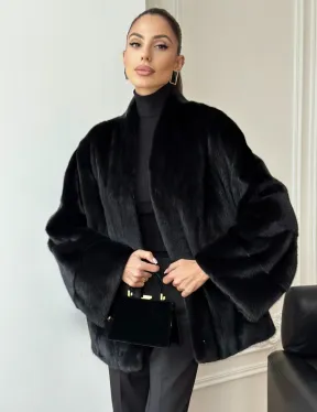 Норковая шуба из аукционного меха Saga Furs Mink