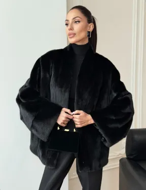 Норковая шуба из аукционного меха Saga Furs Mink