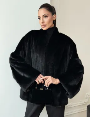 Норковая шуба из аукционного меха Saga Furs Mink