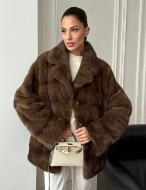 Норковый полушубок