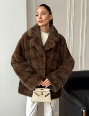 Норковый полушубок