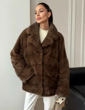 Норковый полушубок