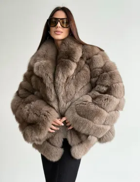 Шуба из меха финского песца