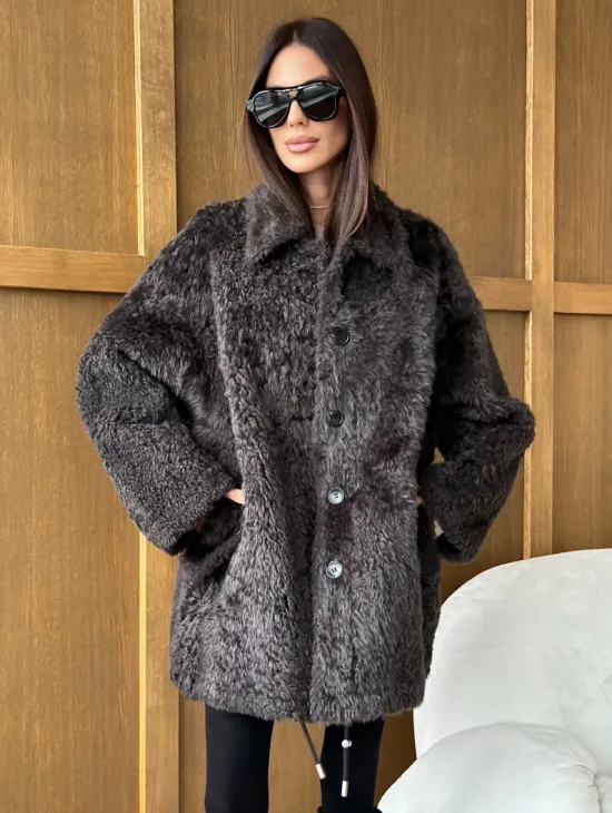 Шуба из овчины - натуральная