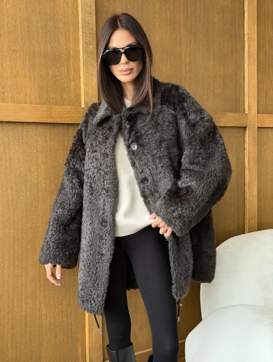 Шуба из овчины - натуральная