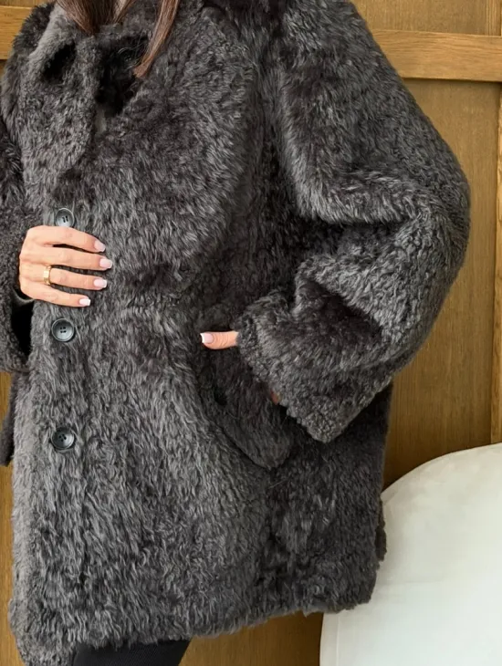 Шуба из овчины - натуральная