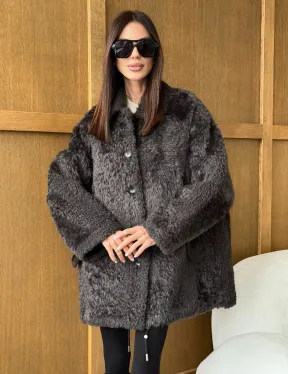 Шуба из овчины - натуральная