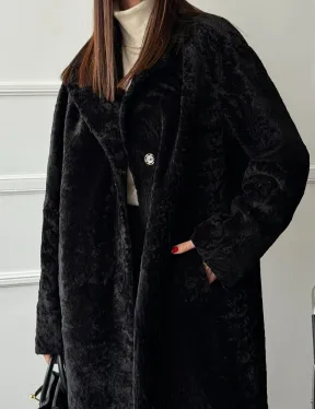 Дубленка из натуральной овчины астраган