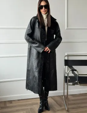 Дубленка из натуральной овчины астраган