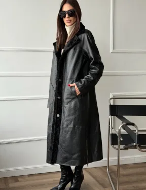 Дубленка из натуральной овчины астраган