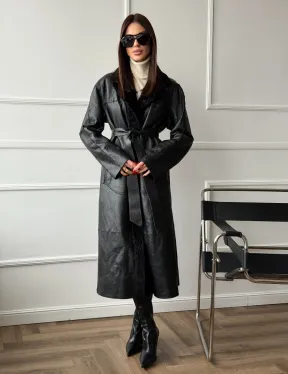 Дубленка из натуральной овчины астраган