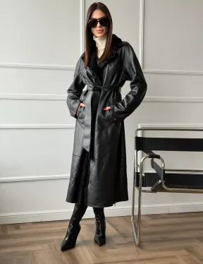 Дубленка из натуральной овчины астраган