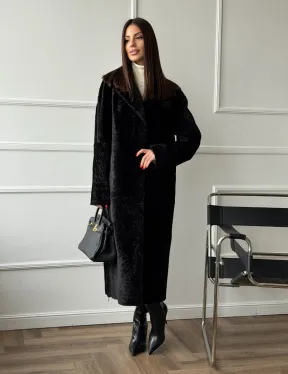 Дубленка из натуральной овчины астраган