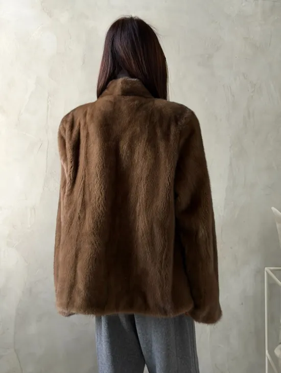 Шуба женская из меха норки