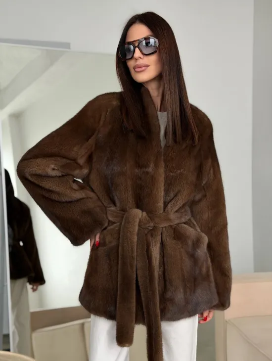 Модная норковая шуба 2026
