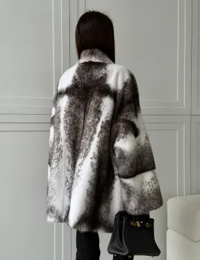 Натуральная шуба из норки крестовки Premium