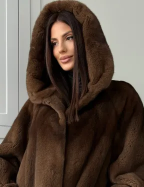 Автоледи с капюшоном из норки KOPENHAGEN FUR