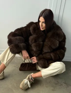 Полушубок из песца 