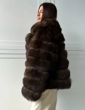 Полушубок из песца 