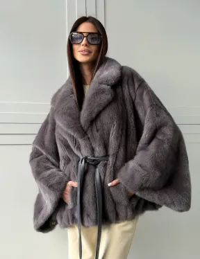 Автоледи норковая, модель -  «Летучая мышь»