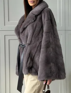 Автоледи норковая, модель -  «Летучая мышь»