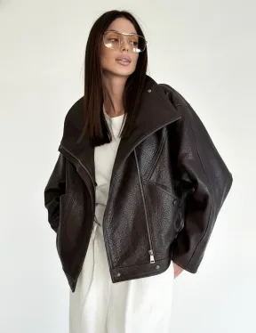 Женская кожаная куртка - фото 10