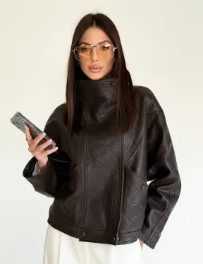 Женская кожаная куртка - фото 15