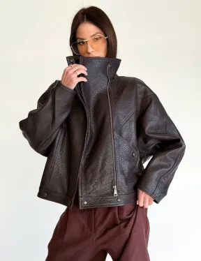 Женская кожаная куртка