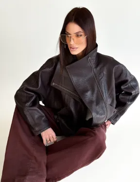 Женская кожаная куртка