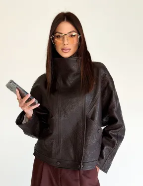 Женская кожаная куртка