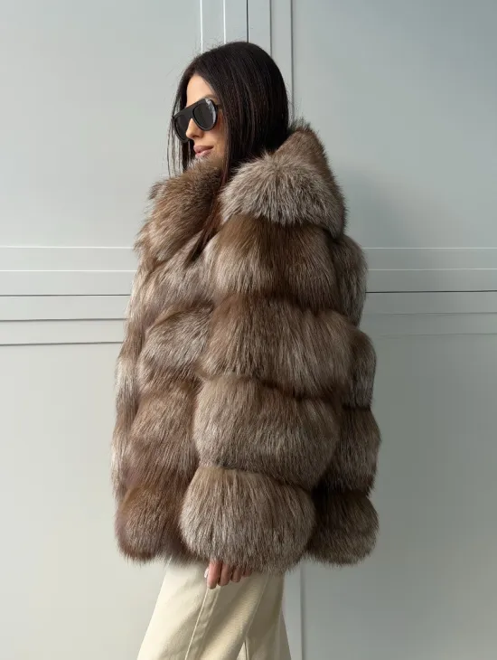 Полушубок из финской лисы