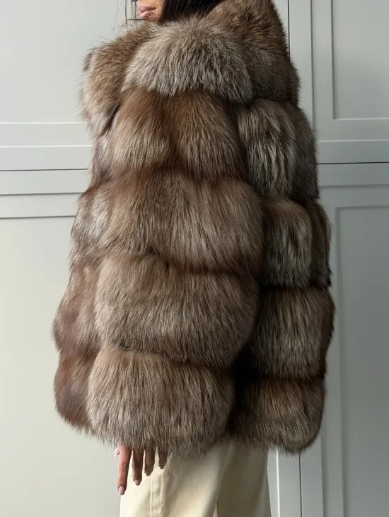 Полушубок из финской лисы