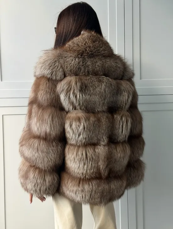 Полушубок из финской лисы