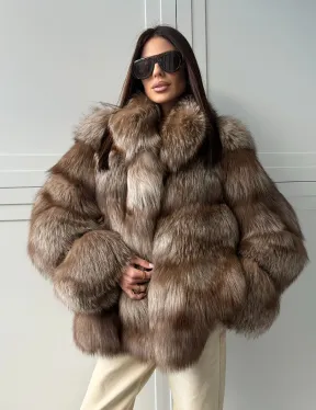 Полушубок из финской лисы