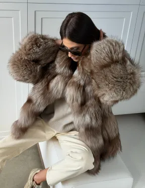 Полушубок из финской лисы