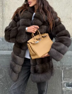 Шуба из меха баргузинского соболя - седена 2