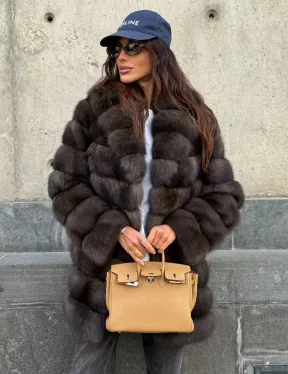 Шуба из меха баргузинского соболя - седена 2