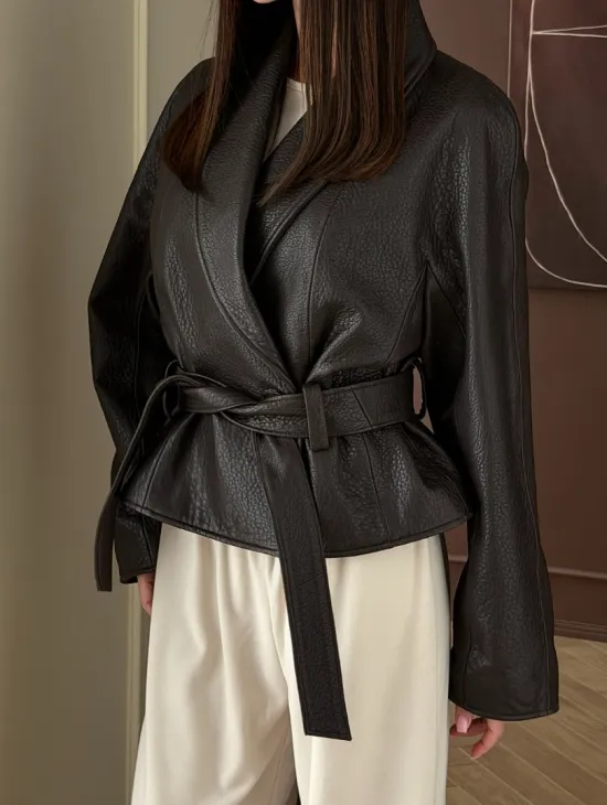 Куртка из натуральной кожи PREMIUM COLLECTION - фото 2